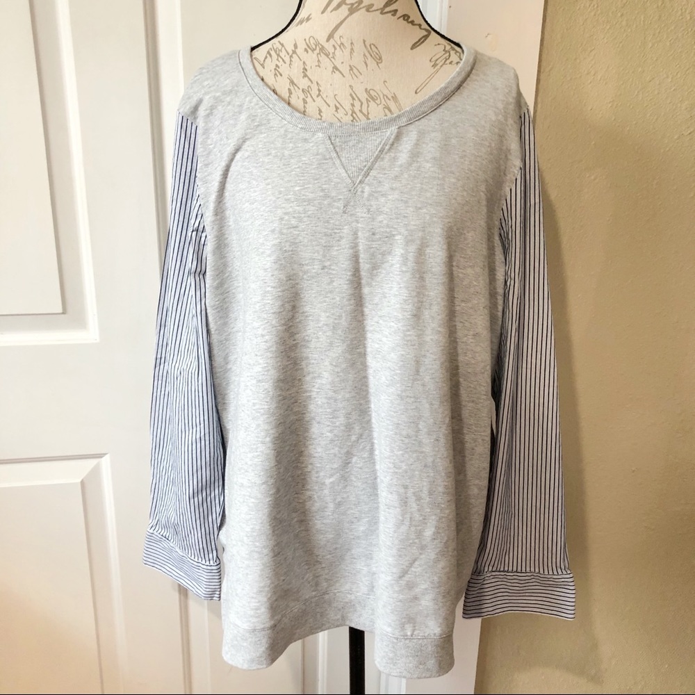 Lane Bryant Mixed Media Crewneck